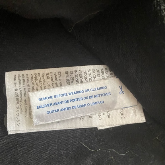 Calvin Klein Black Casual Button Down Shirt - Picture 6 of 9